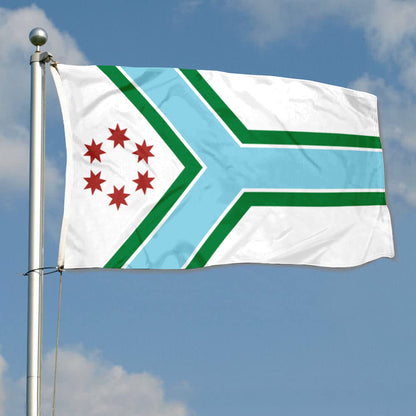 Fyon Cook County Flag Banner