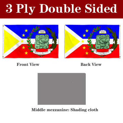 Fyon Double-sided Copan Ruinas, Honduras Flag Banner