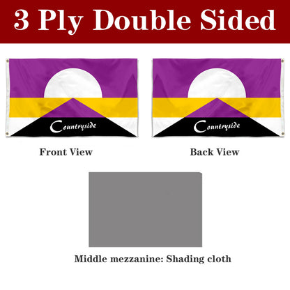 Fyon Countryside, Kansas Flag Banner