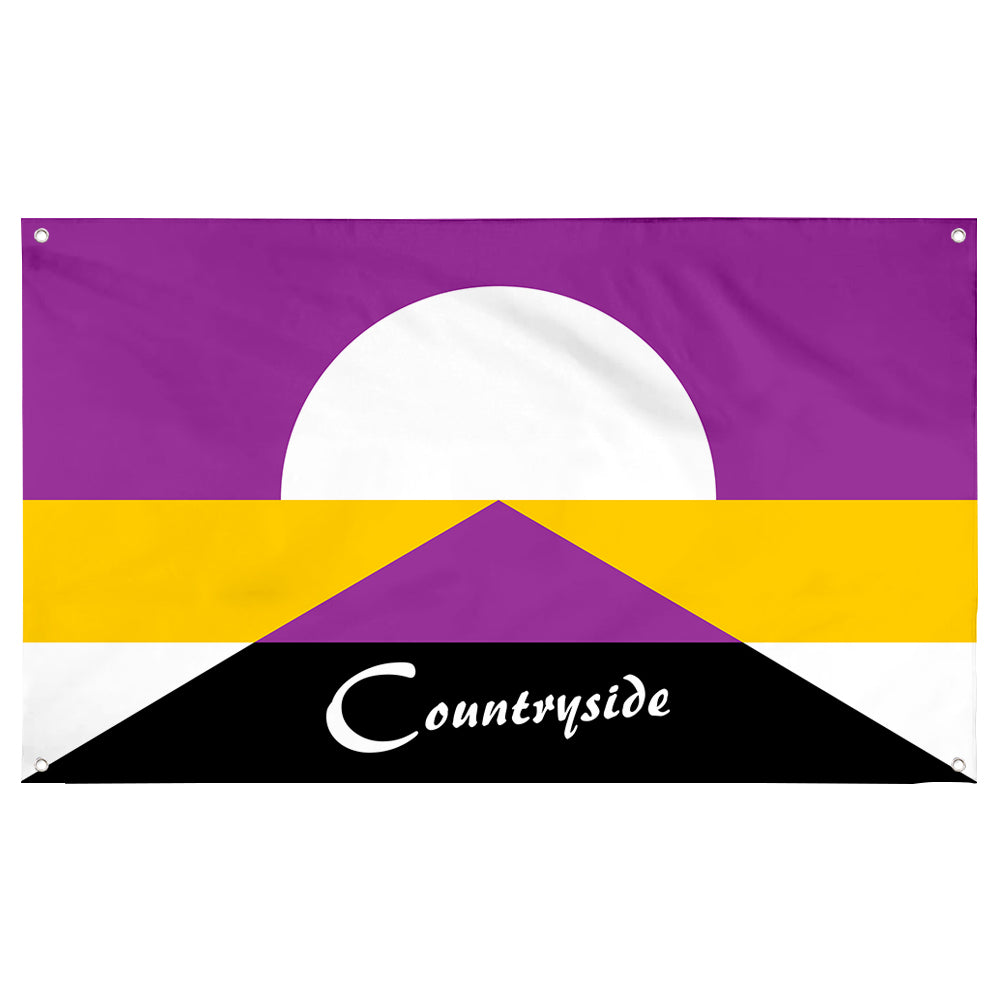 Fyon Countryside, Kansas Flag Banner