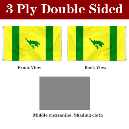 Fyon Municipality of Culebra, Puerto Rico Flag Indoor and outdoor banner