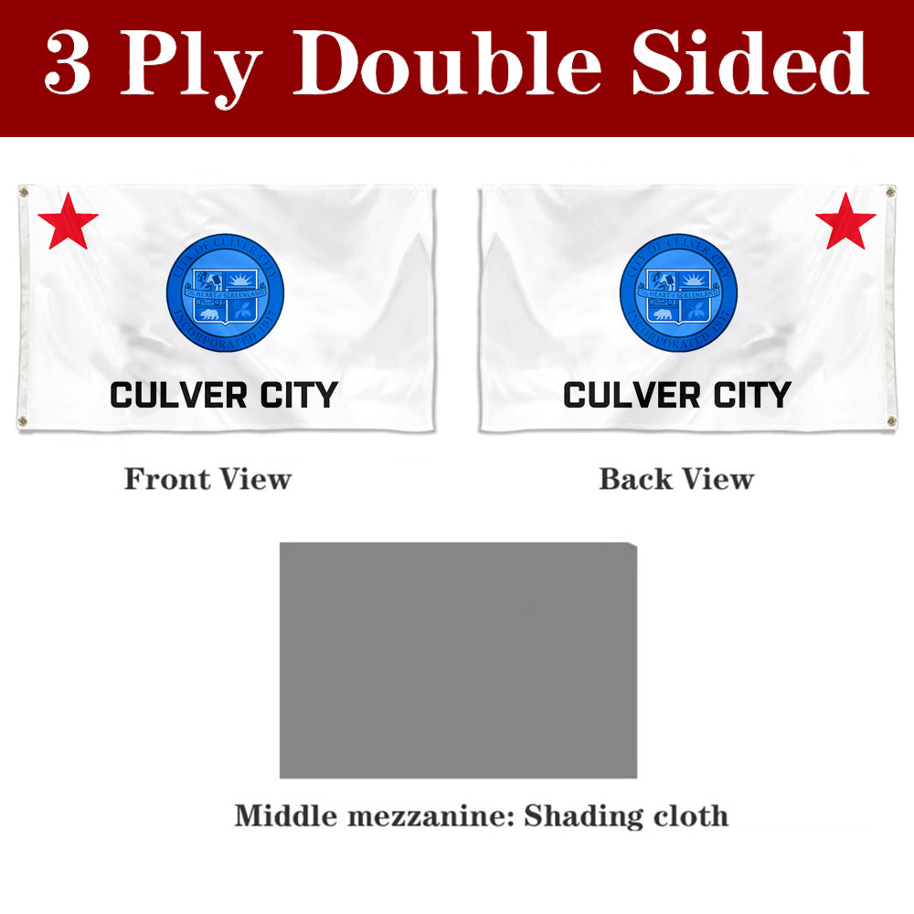 Fyon Culver City, California (1940) Flag Banner