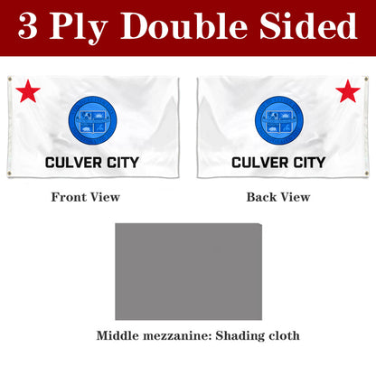 Fyon Culver City, California (1940) Flag Banner
