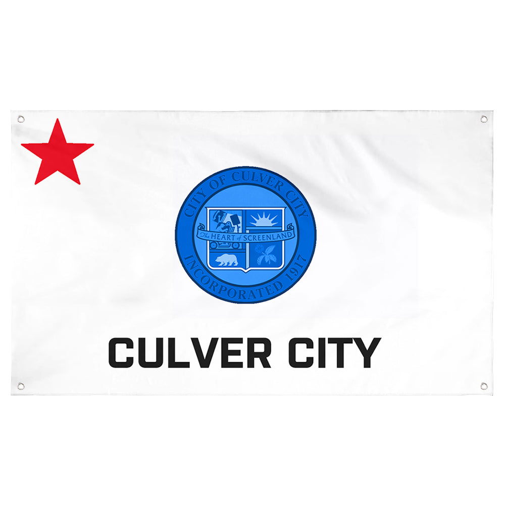 Fyon Culver City, California (1940) Flag Banner