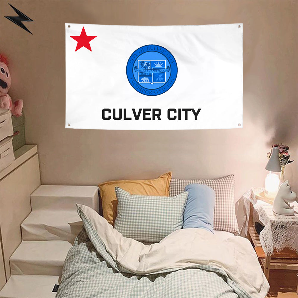 Fyon Culver City, California (1940) Flag Banner
