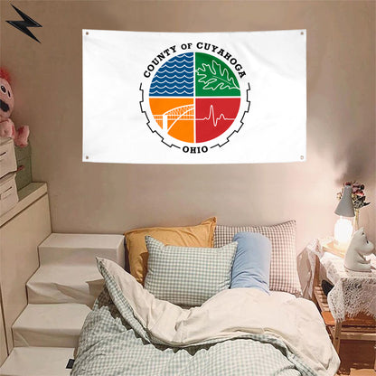 Fyon Cuyahoga County Flag Banner