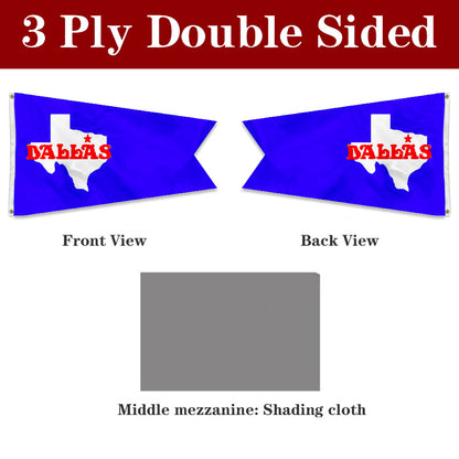 Fyon Dallas, Texas (1916–1954) Flag Banner