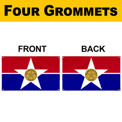 Fyon Dallas,Texas Flag Banner
