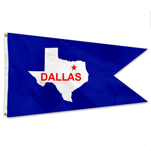 Fyon Dallas,Texas (1954-1967)Flag Banner