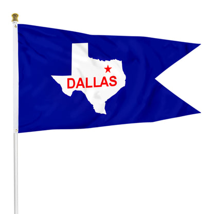 Fyon Dallas,Texas (1954-1967)Flag Banner