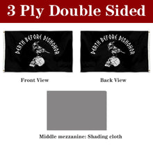 Fyon Double-sided Death Before Dishonor Flag Banner