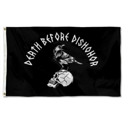 Fyon Double-sided Death Before Dishonor Flag Banner