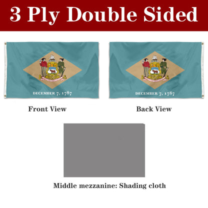 Fyon Delaware Flag Banner