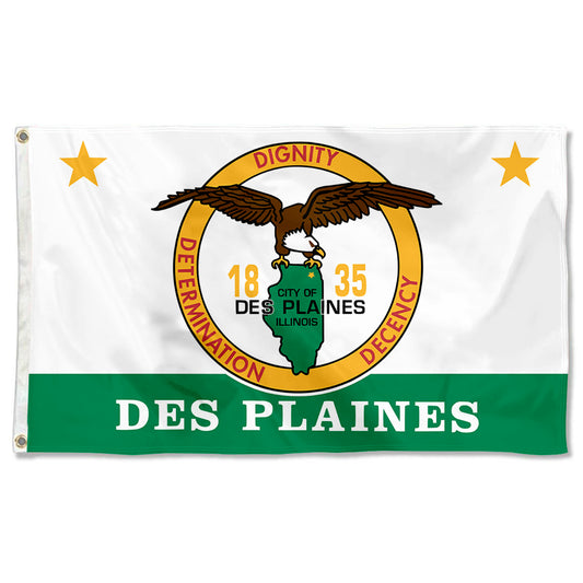 Fyon Des Plaines, Illinois Flag Banner