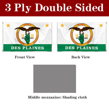 Fyon Des Plaines, Illinois Flag Banner