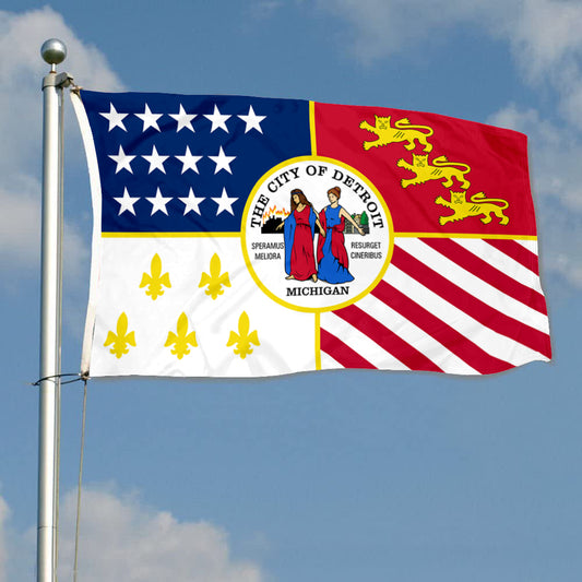 Fyon Detroit, Michigan Flag Banner