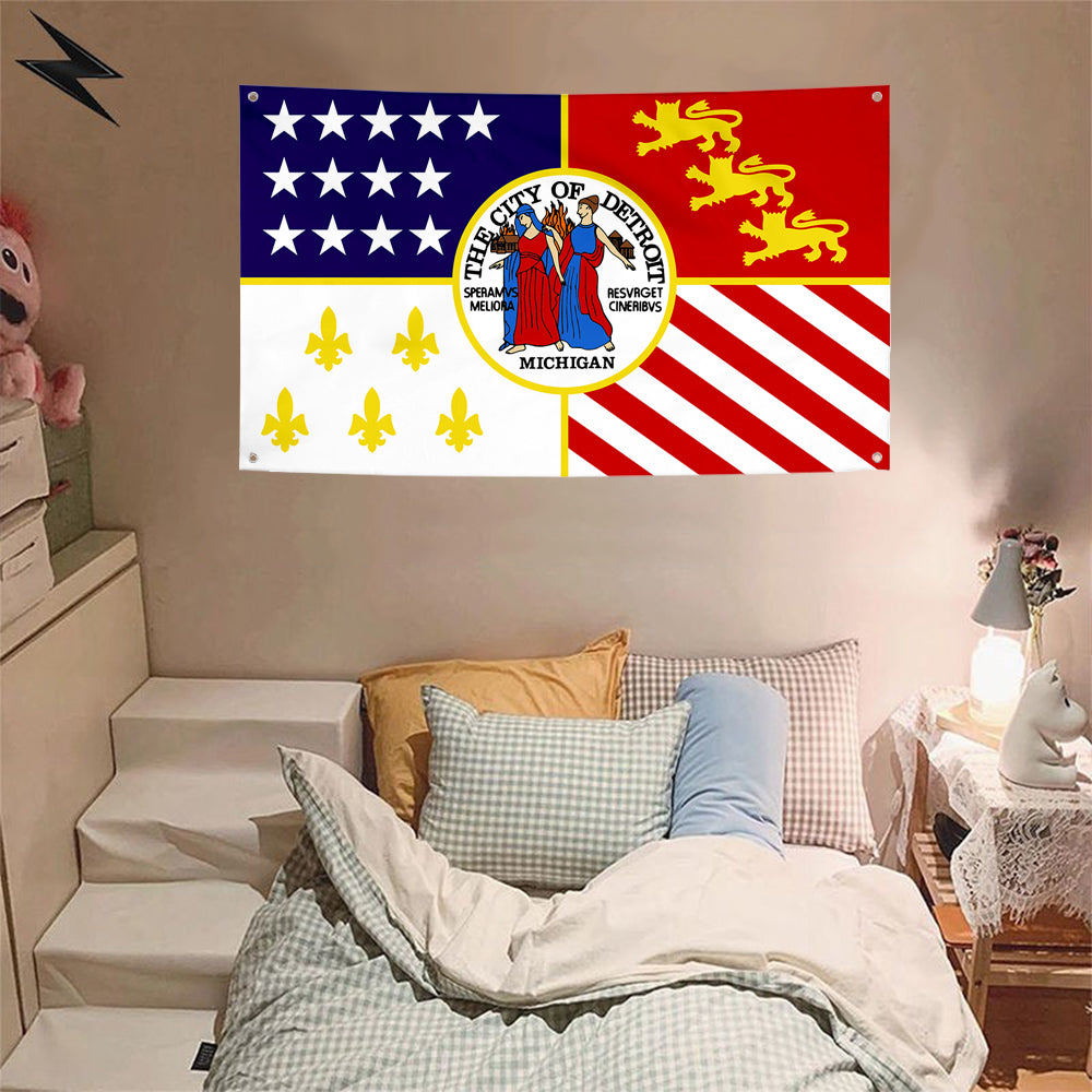 Fyon Detroit (1976–2000), Michigan Flag Banner