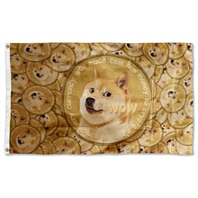 Fyon Double-sided Dogecoin Flag Dog Banner