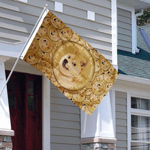 Fyon Double-sided Dogecoin Flag Dog Banner