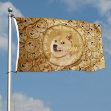 Fyon Double-sided Dogecoin Flag Dog Banner