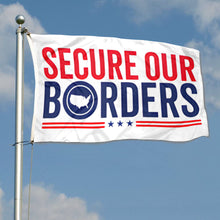 Fyon Donald Trump Secure Our Borders MAGA Flag Indoor and Outdoor Banner