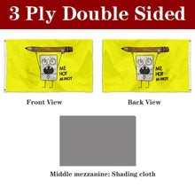 Fyon Double-sided Doodlebob Me Hoy Minoy Funny Flag Banner