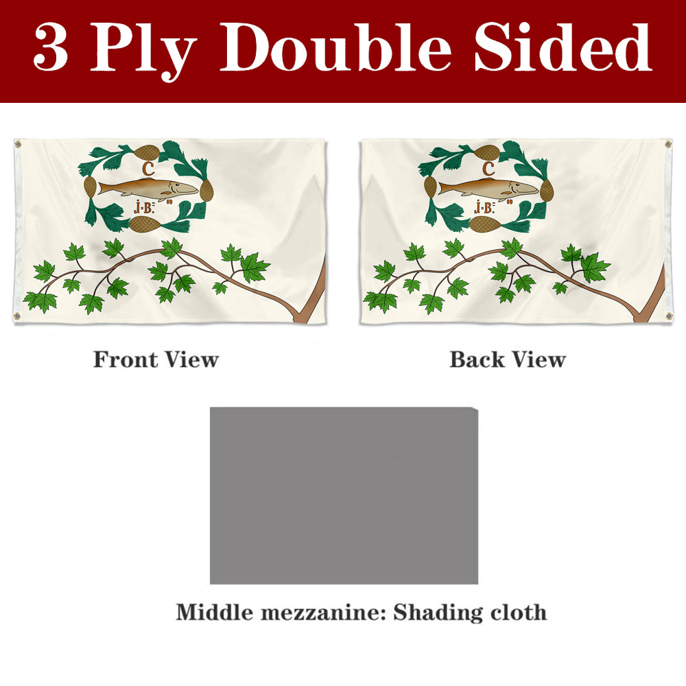 Fyon Drapeau des Patriotes de Saint-Eustache et de Saint-Benoît Flag Banner