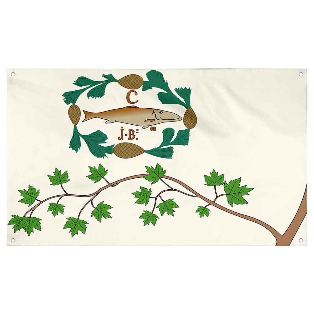 Fyon Drapeau des Patriotes de Saint-Eustache et de Saint-Benoît Flag Banner