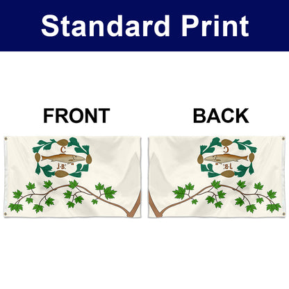 Fyon Drapeau des Patriotes de Saint-Eustache et de Saint-Benoît Flag Banner