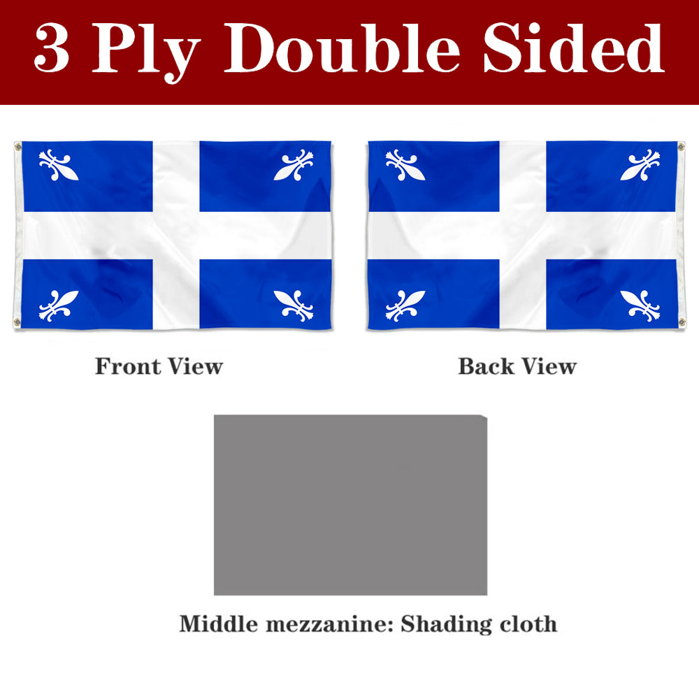 Fyon Drapeau du Québec 1948 Flag Banner