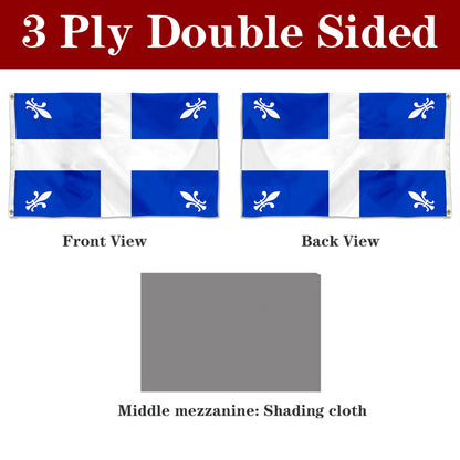 Fyon Drapeau du Québec 1948 Flag Banner