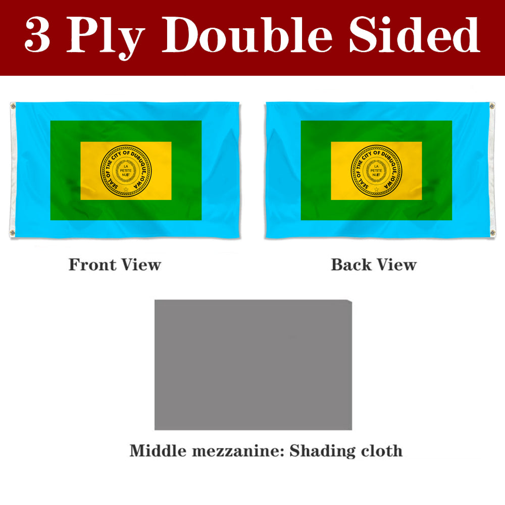 Fyon Dubuque, Lowa Flag Banner