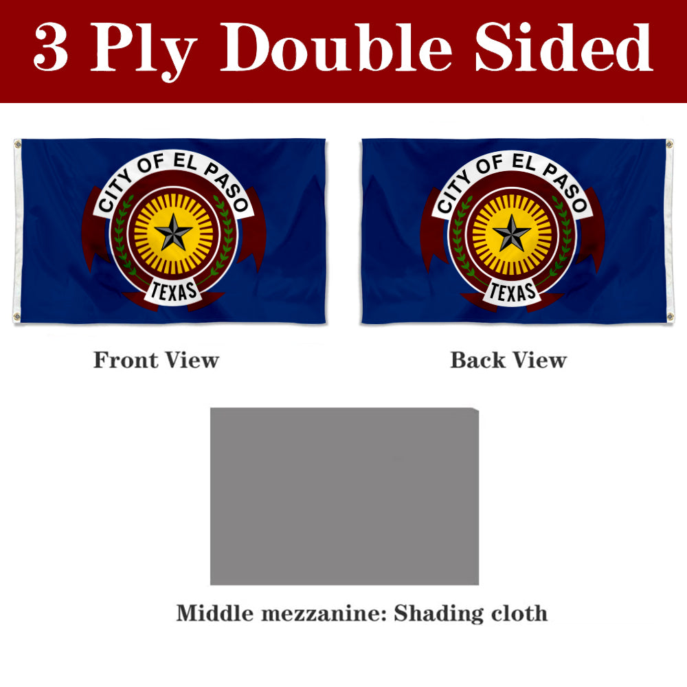 Fyon El Paso,Texas Flag Banner