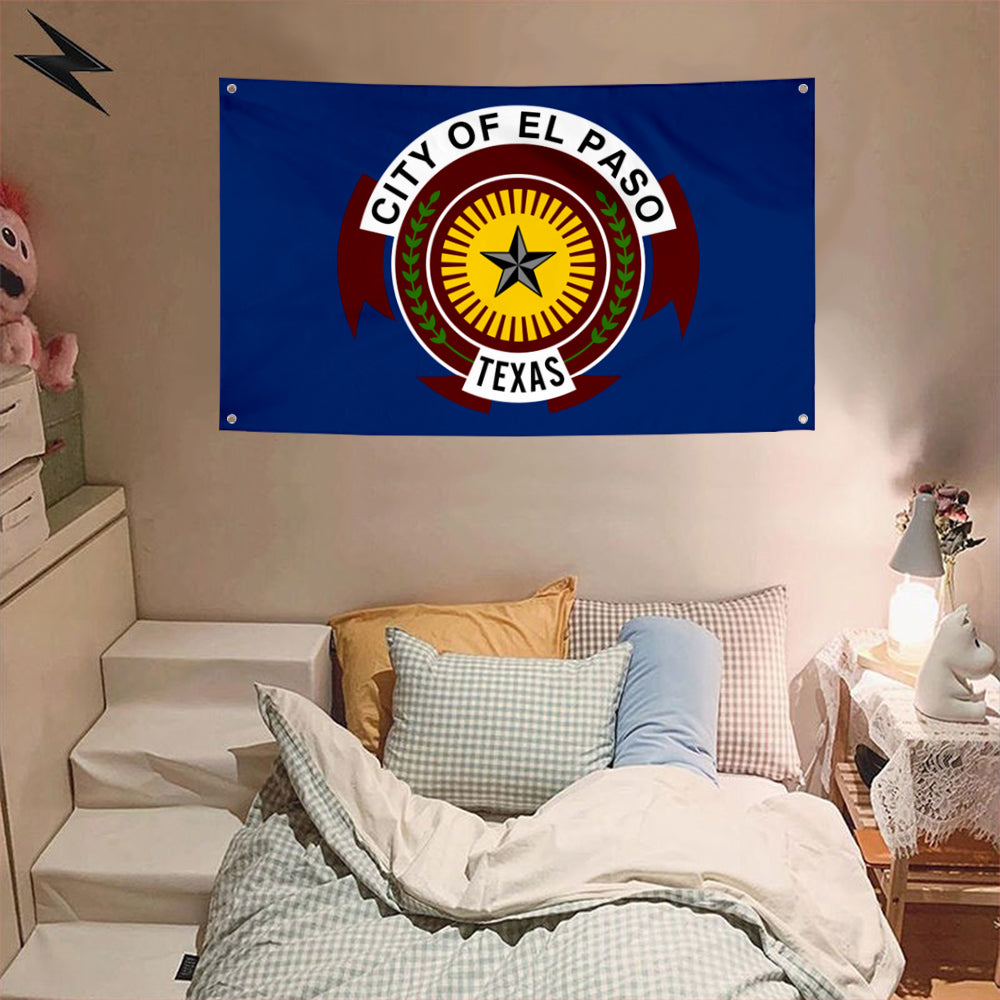 Fyon El Paso,Texas Flag Banner