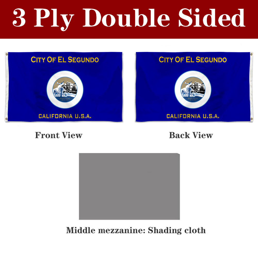 Fyon El Segundo, California Flag Banner