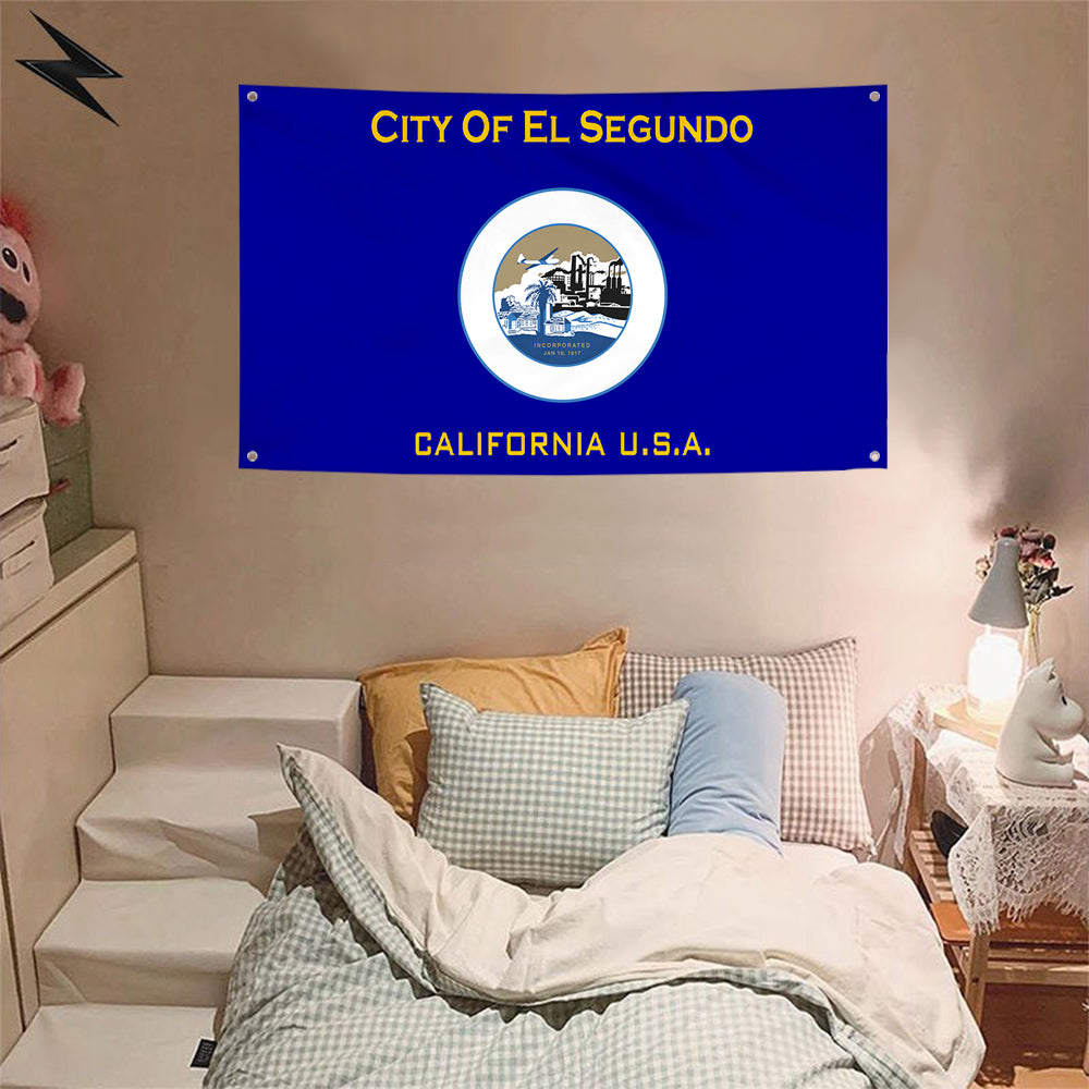 Fyon El Segundo, California Flag Banner