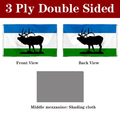 Fyon Elk Ridge, Utah Flag Banner