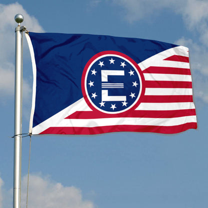 Fyon Double-sided Enclave E American Flag 12 stars E Flags Banner