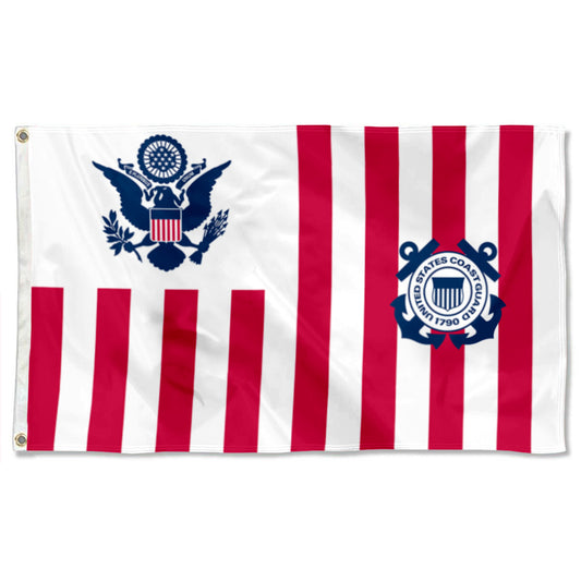 Fyon Ensign of the United States Coast Guard Flag Banner