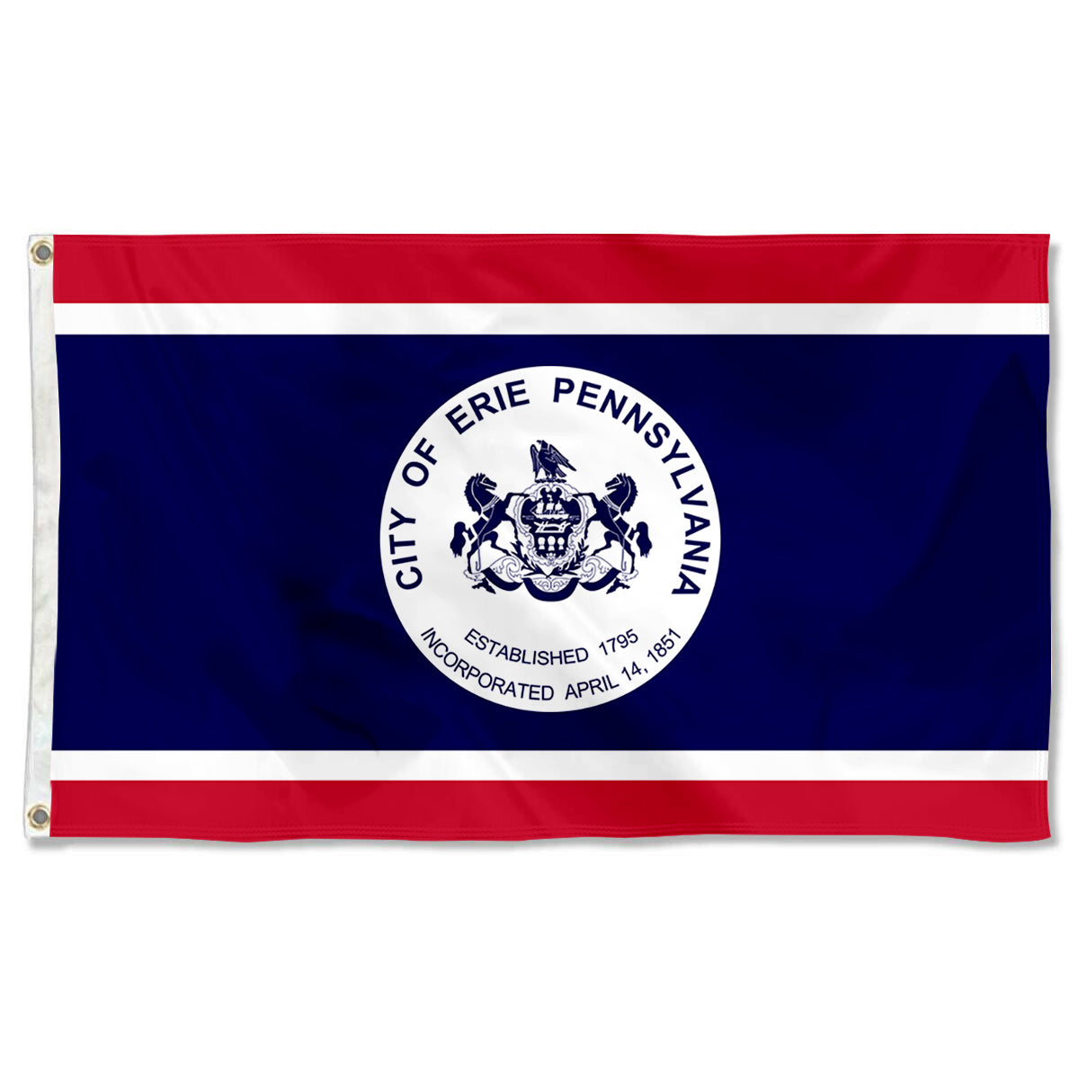 Fyon Erie, Pennsylvania Flag Banner