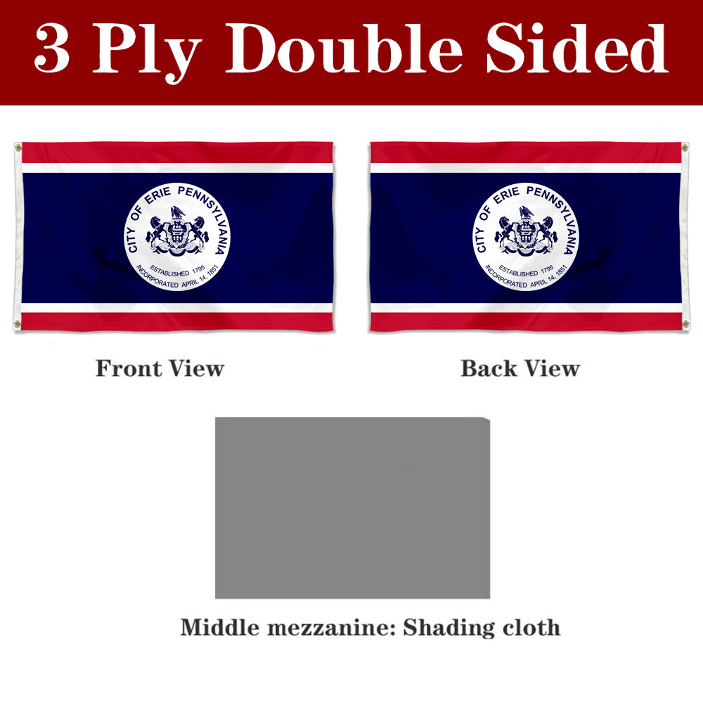 Fyon Erie, Pennsylvania Flag Banner
