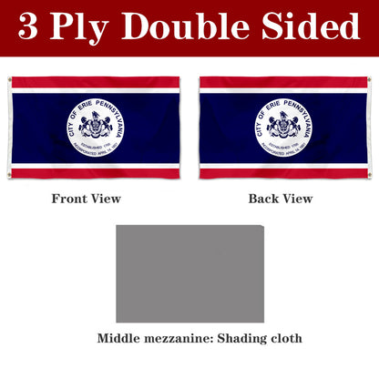 Fyon Erie, Pennsylvania Flag Banner