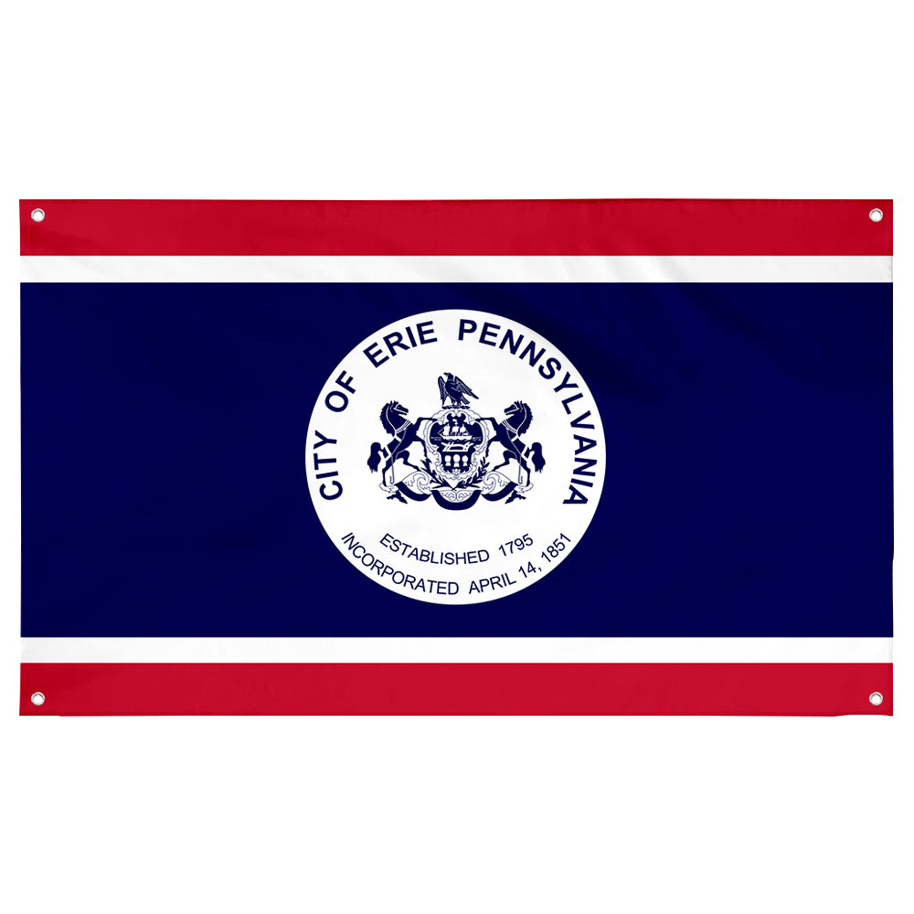 Fyon Erie, Pennsylvania Flag Banner