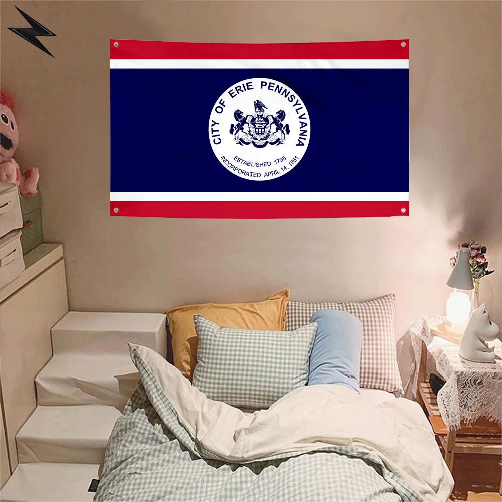Fyon Erie, Pennsylvania Flag Banner