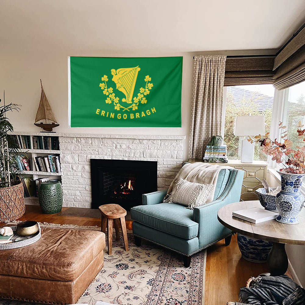 Ireland Erin Go Bragh Flag Indoor and outdoor banner