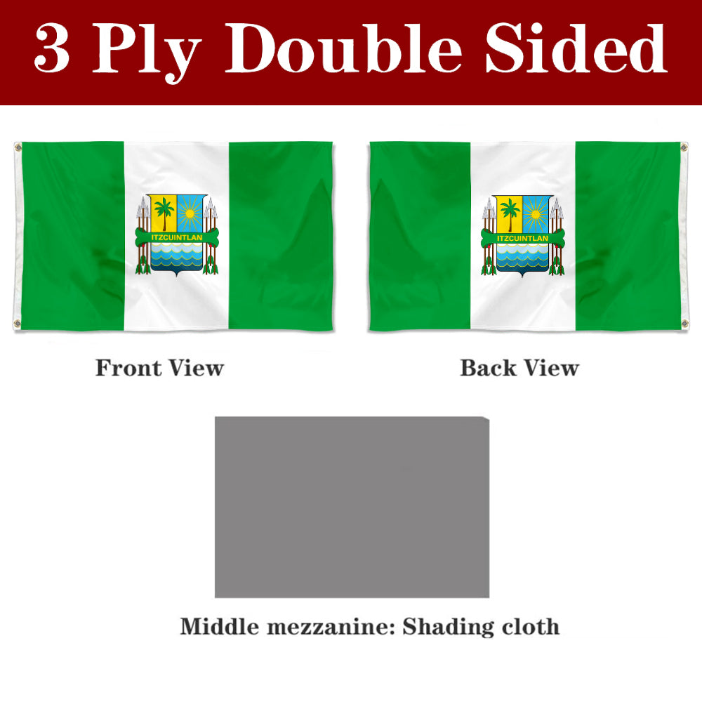 Fyon Double-sided Escuintla, Guatemala Flag Banner