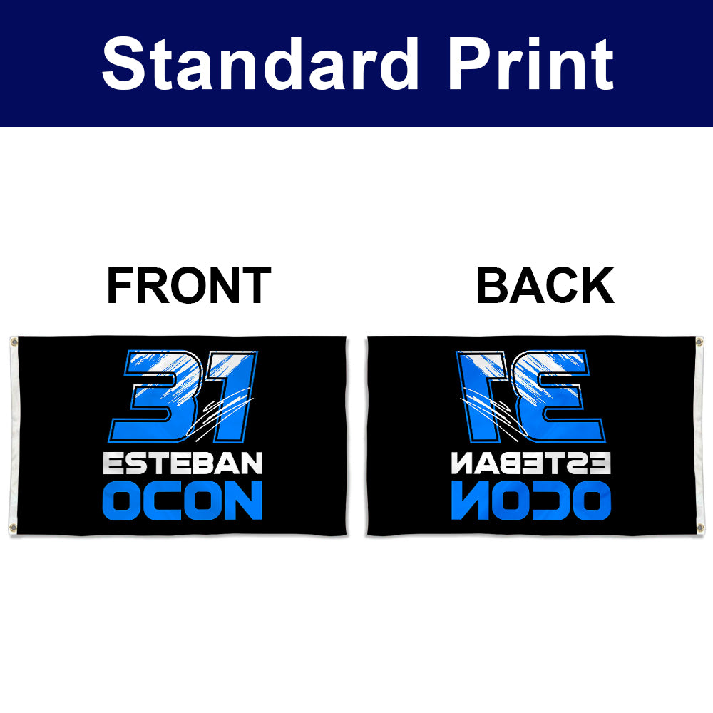 Fyon Esteban Ocon #31 Haas F1 Flag Racing Flags Banner
