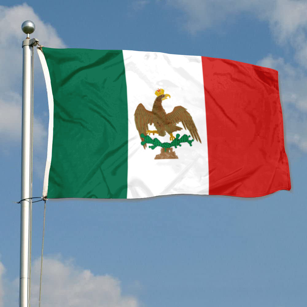 Fyon National over Texas (1821-1823) Flag Banner