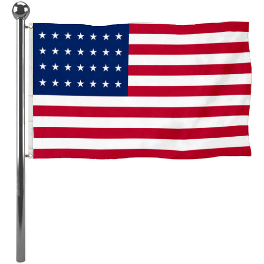 Fyon National over Texas (1845-1861-1865 present) Flag Banner