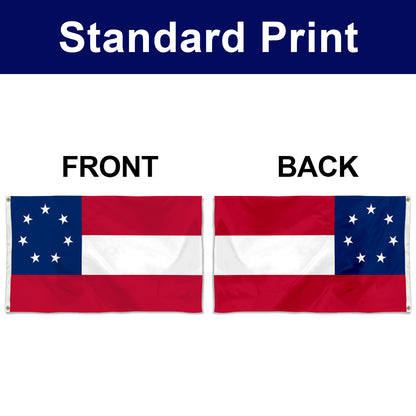 Fyon National over Texas (1861-1865) Flag Banner